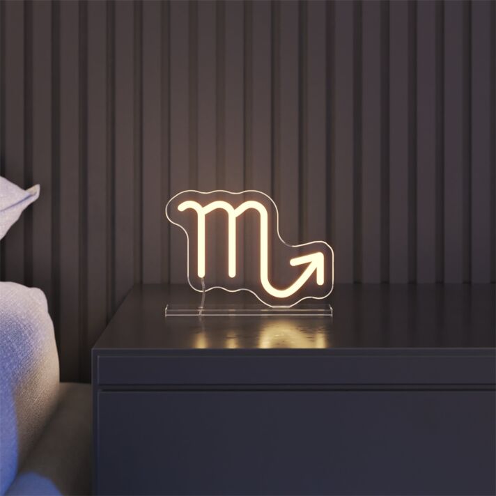Skorpion Sternzeichen Symbol LED-Neonschild Schlafzimmer Wohnzimmer
