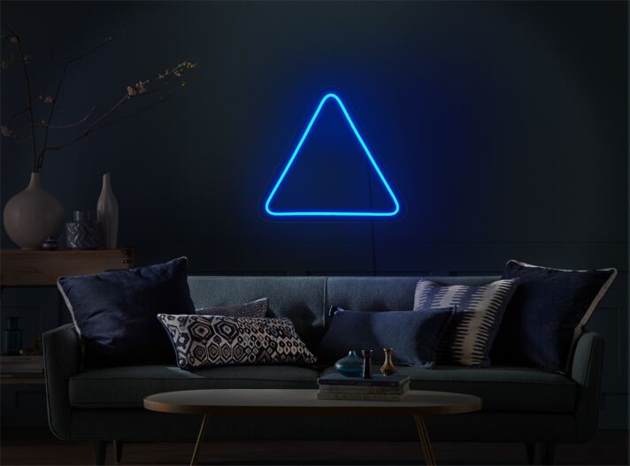 Dreieck Symbol LED-Neonschild für Wohnzimmer Dekoration