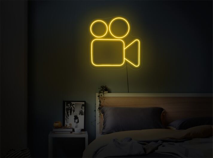 Filmkamera LED-Neonschild Wohnzimmer Schlafzimmer