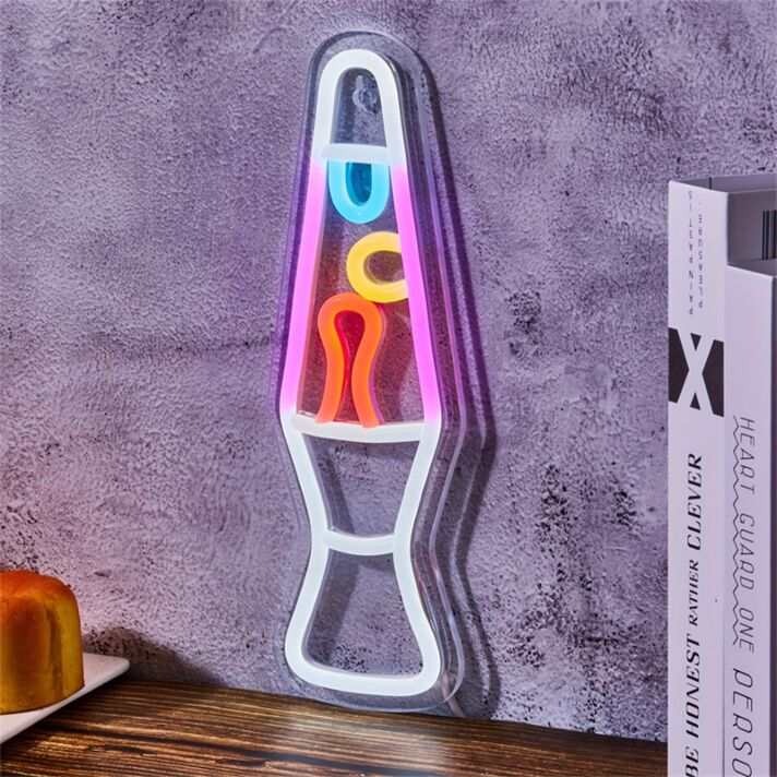 Lavalampe LED-Neonschild Wohnzimmer Schlafzimmer