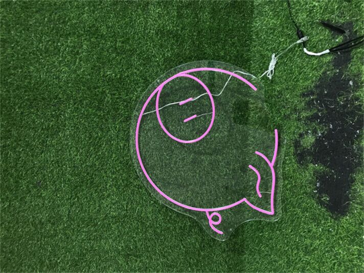 Schwein LED-Neonschild für Restaurant Metzgerei