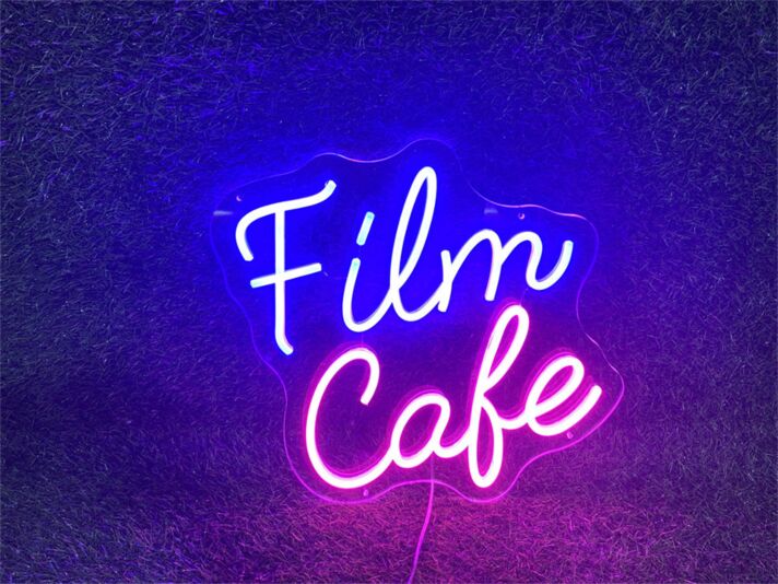 Film Cafe LED-Neonschild für Cafe und Kino
