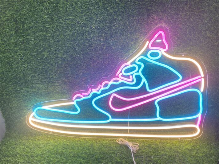 Sneaker LED-Neonschild für Schuhgeschäft und Wohnzimmer