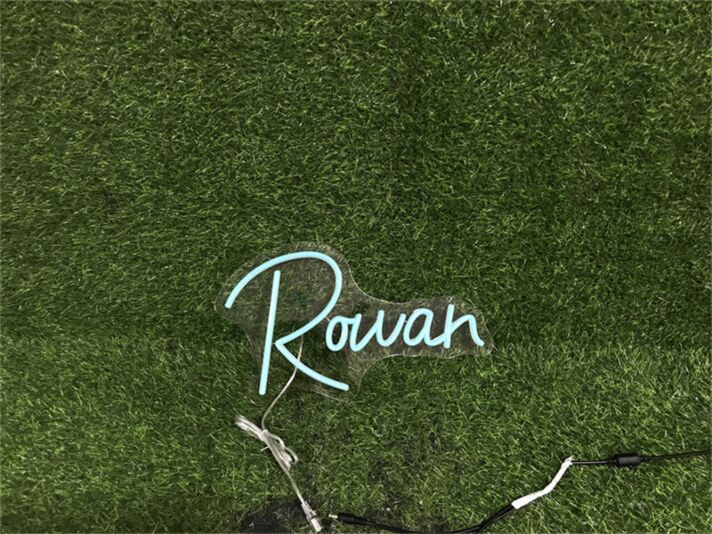 Rowan LED-Neonschild Wohnzimmer Kinderzimmer