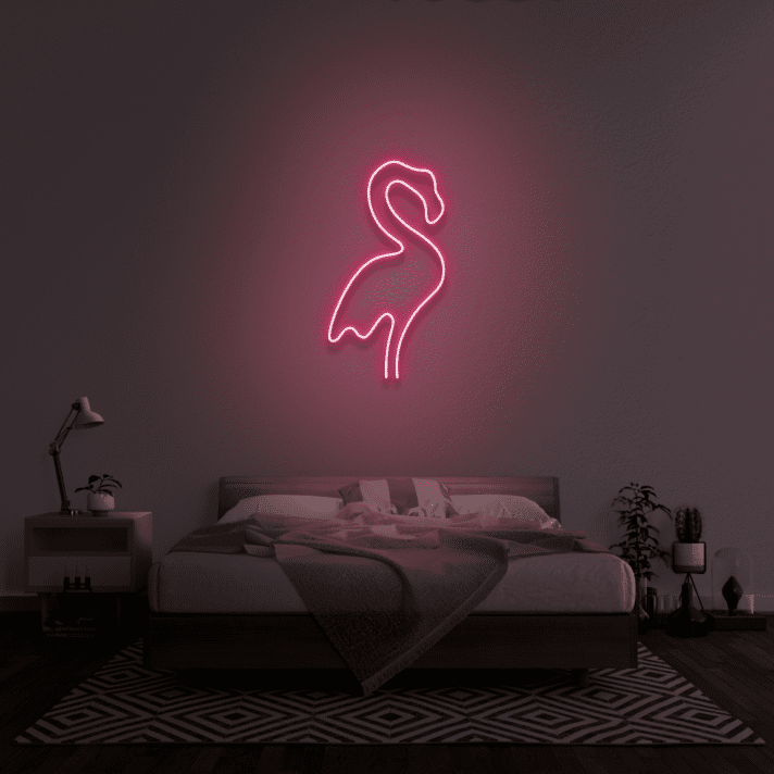 Flamingo LED-Neonschild Schlafzimmer Wohnzimmer