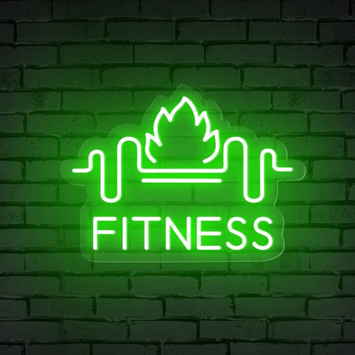 FITNESS LED-Neonschild für Fitnessstudio und Home Gym