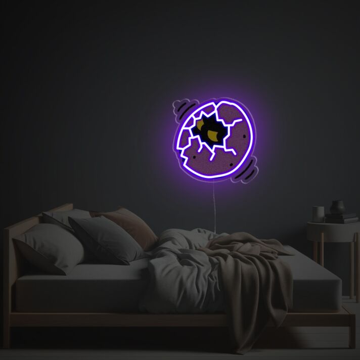 zerbrochener Keks LED-Neonschild Schlafzimmer Wohnzimmer