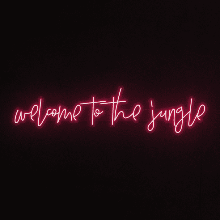 welcome to the jungle LED-Neonschild für Bar Club
