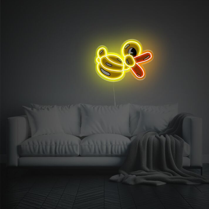 Abstrakte Cartoon Figur LED Neon Wandlicht für moderne Deko
