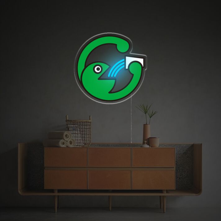 Trinkwasser Symbol LED-Neonschild Küche Bar