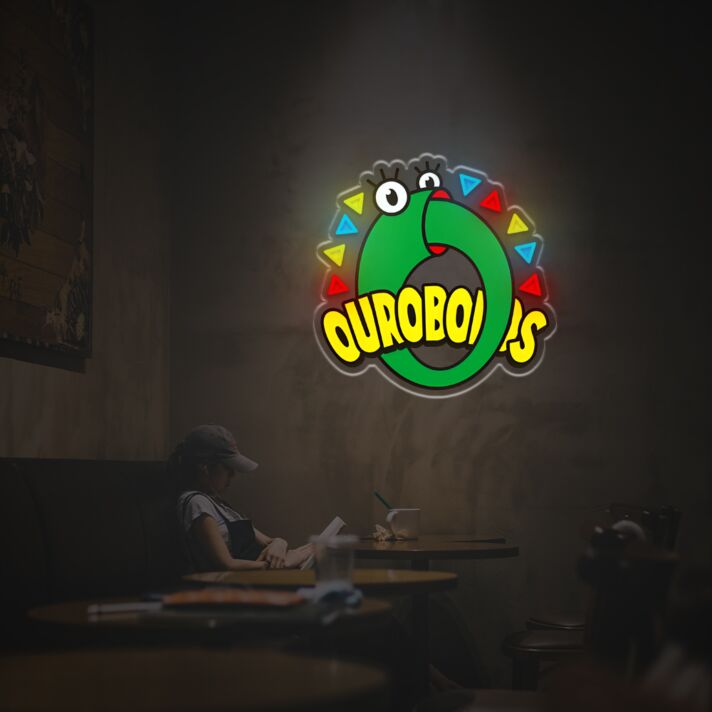 OUROBOROS LED-Neonschild für Café Restaurant