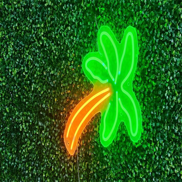 Palme LED-Neonschild Wohnzimmer Bar