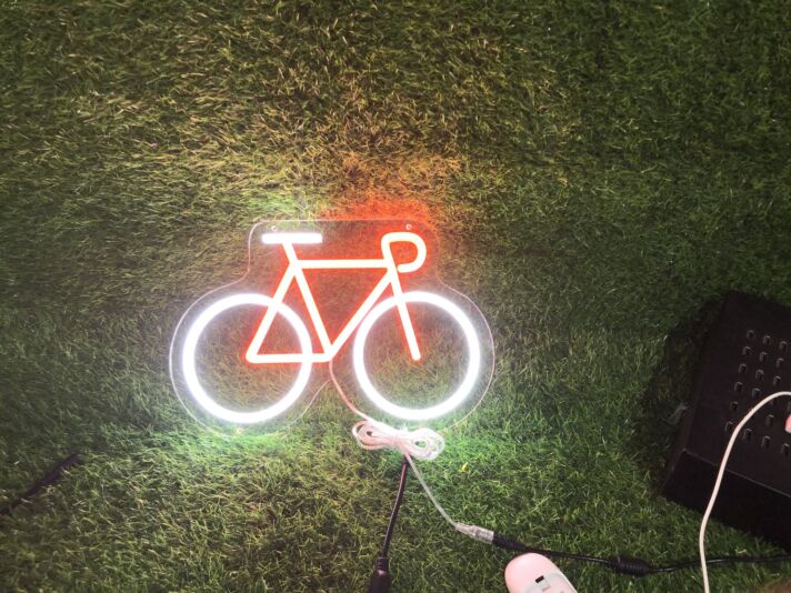 Fahrrad LED-Neonschild für Wohnzimmer und Garage