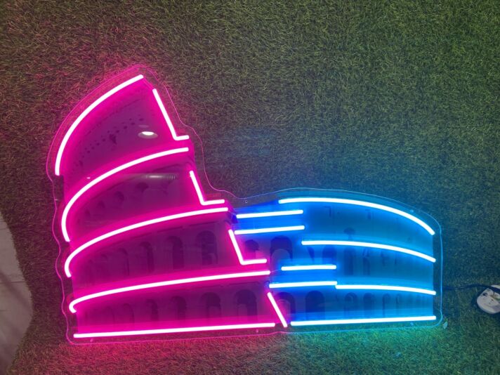 Kolosseum LED-Neonschild Wohnzimmer Bar