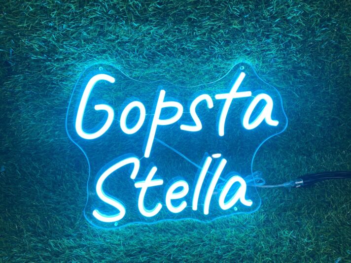 Gopsta Stella LED-Neonschild für Bar Club