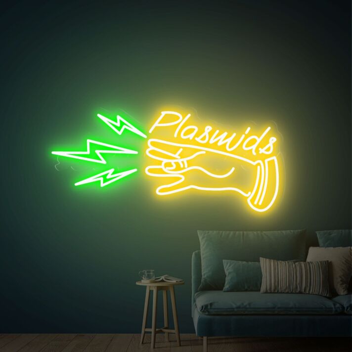 Plasmids LED-Neonschild Gamingzimmer Wohnzimmer