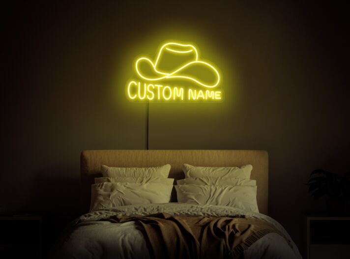 CUSTOM NAME LED-Neonschild für Schlafzimmer Wohnzimmer