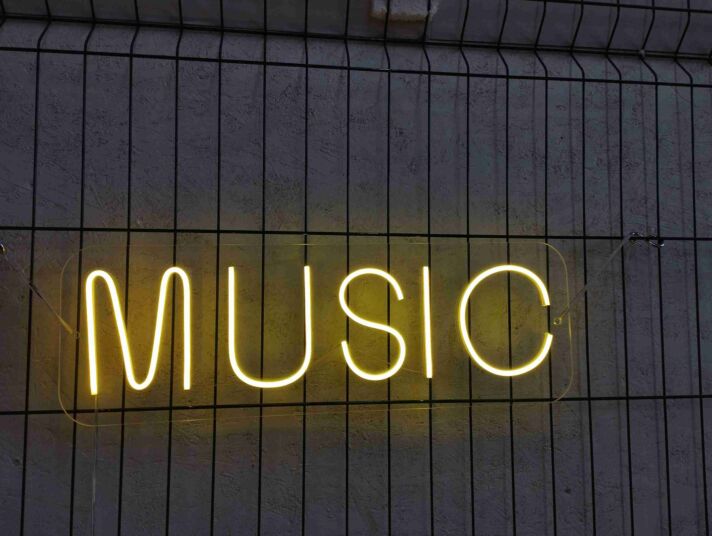MUSIC LED-Neonschild für Bar und Club