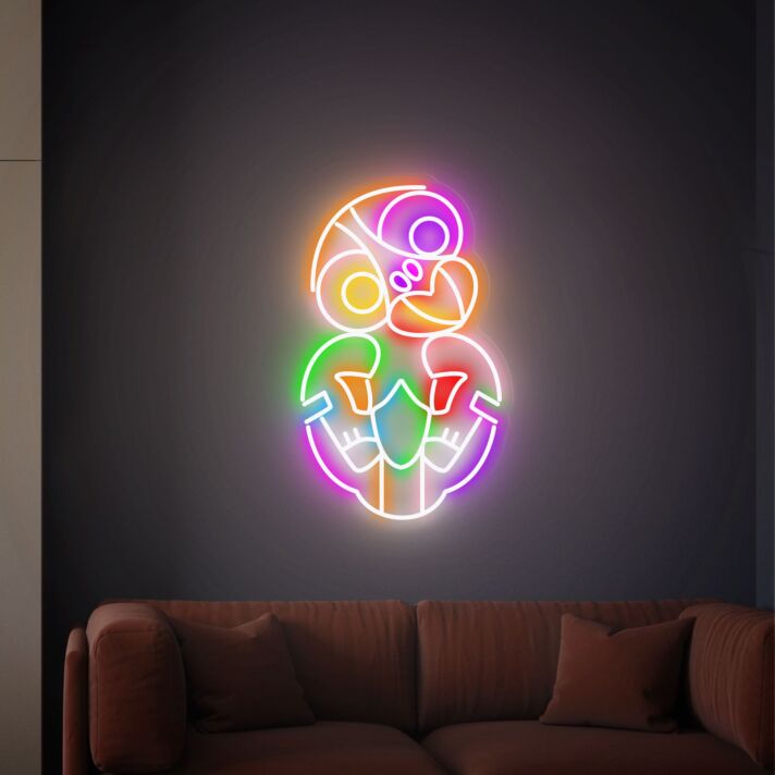 Papagei LED-Neonschild Wohnzimmer Bar