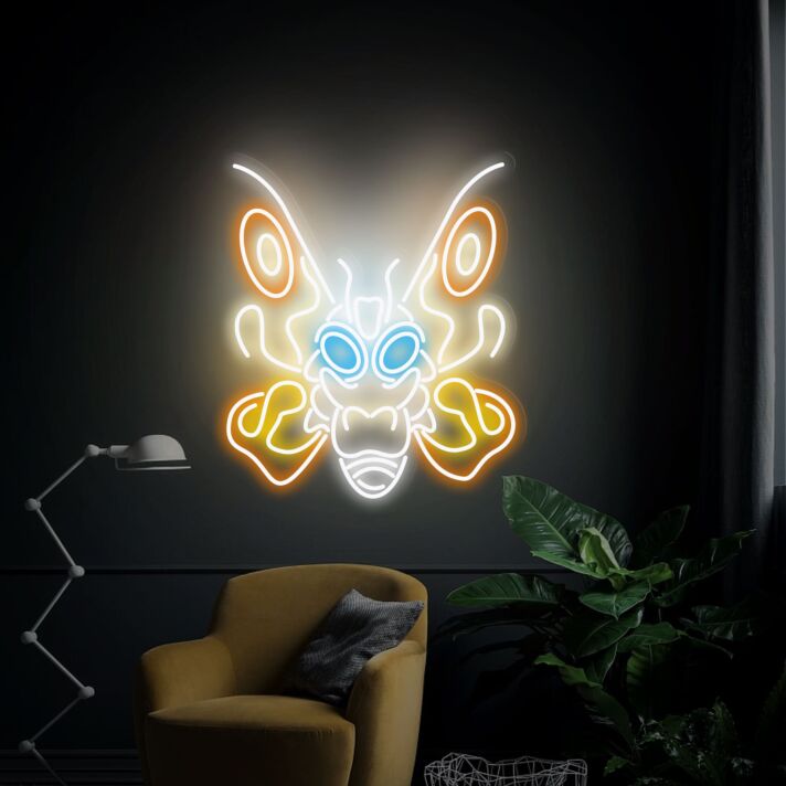 Schmetterling LED-Neonschild Wohnzimmer Dekoration