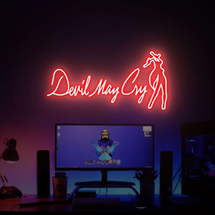 Devil May Cry LED-Neonschild Gaming Zimmer