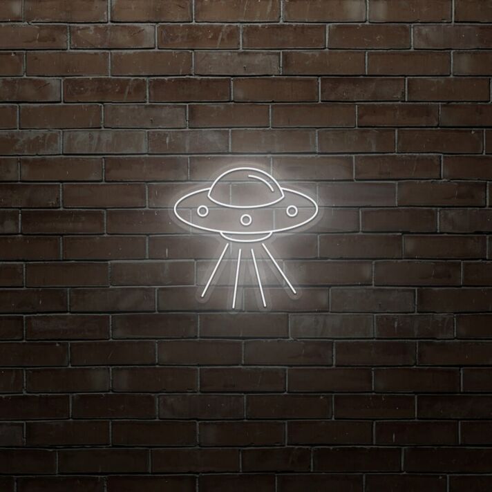 UFO LED-Neonschild für Gamingzimmer und Bar