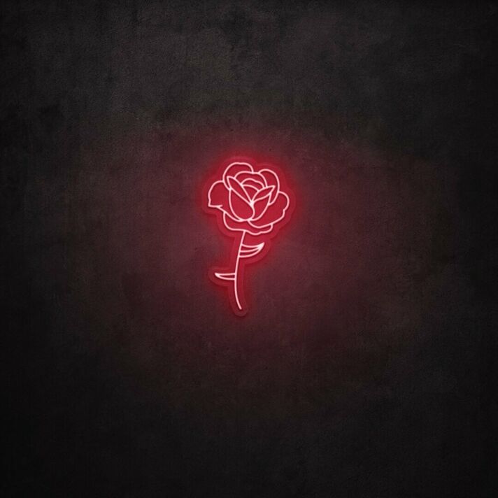 Rose LED-Neonschild Wohnzimmer Schlafzimmer