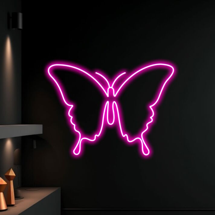 Schmetterling LED-Neonschild Wohnzimmer Schlafzimmer
