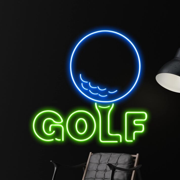 GOLF LED-Neonschild für Sportbar oder Golfclub