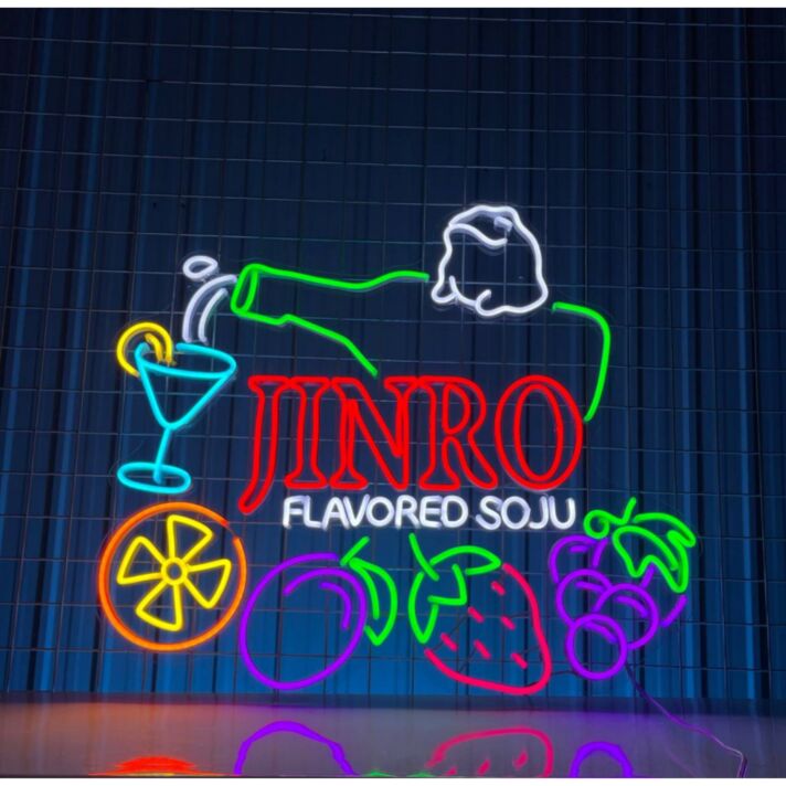 JINRO FLAVORED SOJU LED-Neonschild für Bar Club