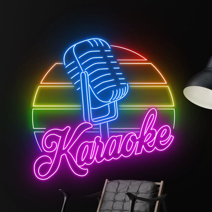 Karaoke LED-Neonschild für Bar und Club