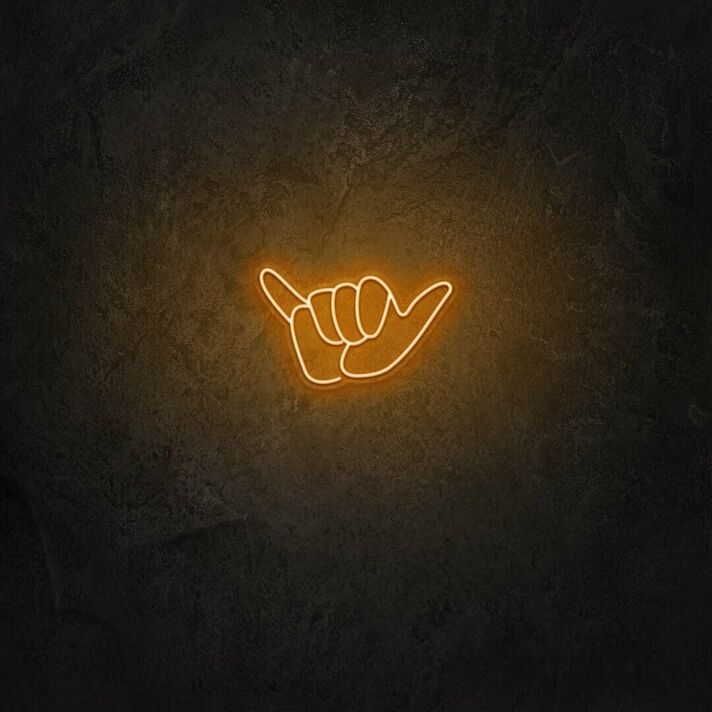 Shaka Handzeichen LED-Neonschild für Bar Club