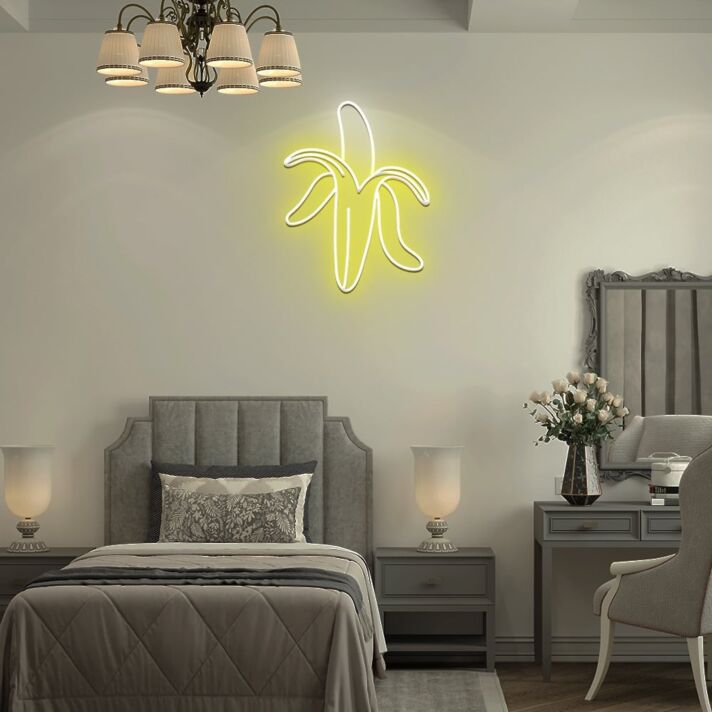 Banane LED-Neonschild Schlafzimmer Wohnzimmer