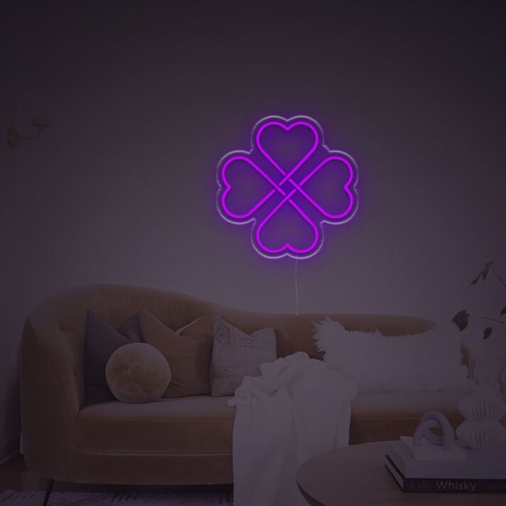 Four Leaf Clover LED Neon Sign