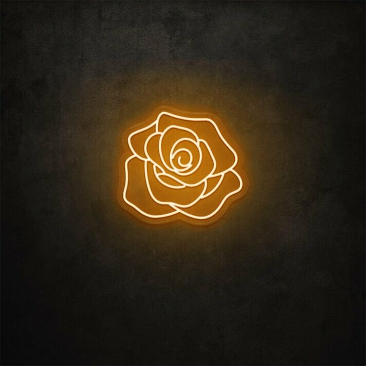 Rosenblüte LED-Neonschild Wohnzimmer Schlafzimmer