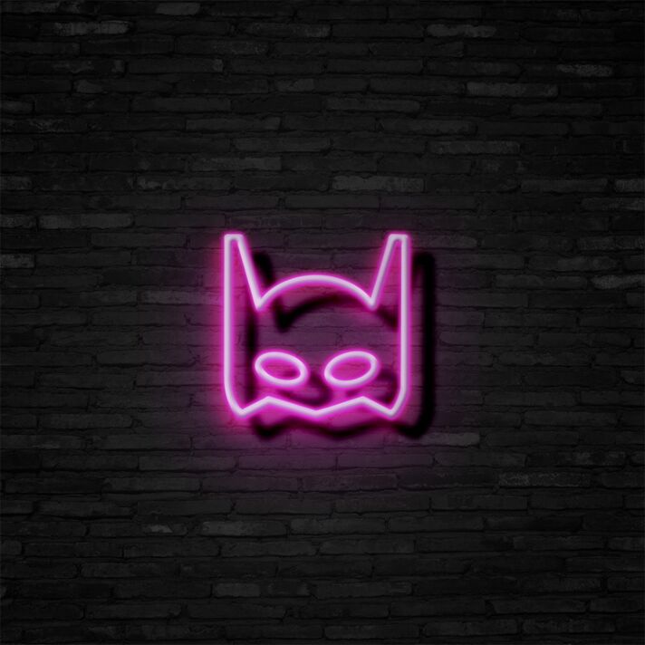 Katze Maske LED-Neonschild Gamingzimmer Bar