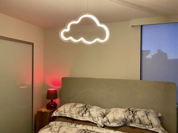 Wolke LED-Neonschild für Schlafzimmer Wohnzimmer