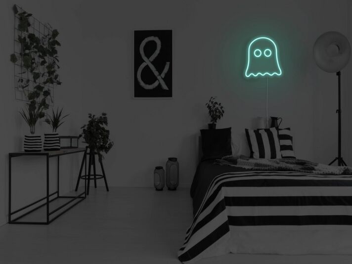 Geist Symbol LED-Neonschild für Schlafzimmer Gamingzimmer