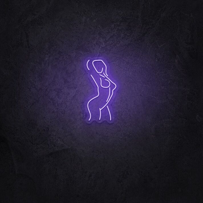 tanzende Frauen Silhouette LED-Neonschild für Bar Club