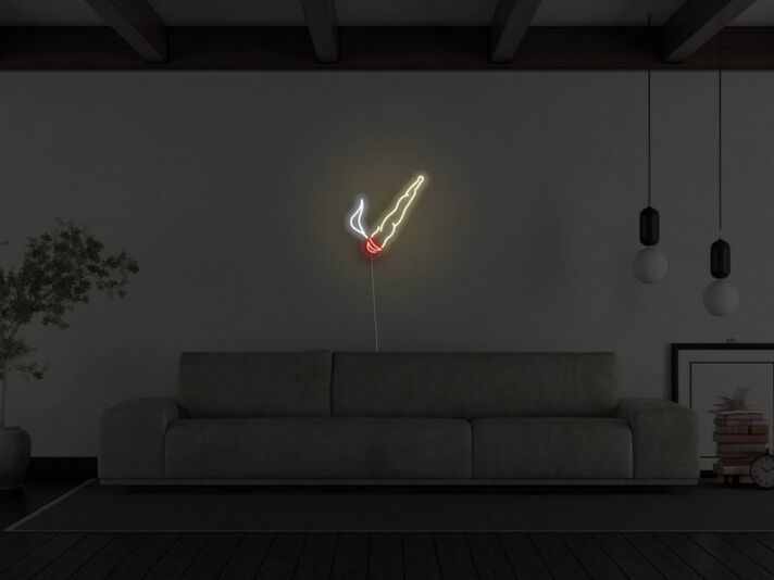 brennende Zigarette LED-Neonschild für Bar Club