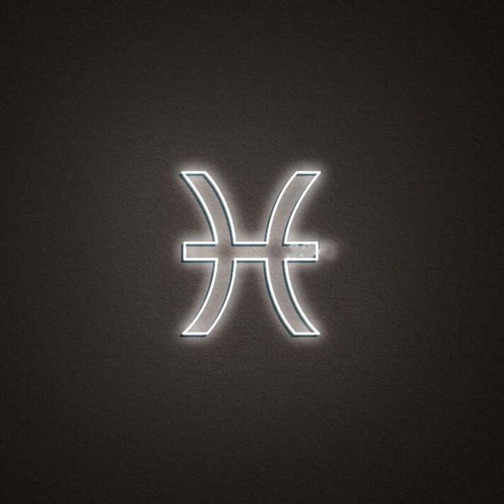 Pisces Zodiac Neon Sign