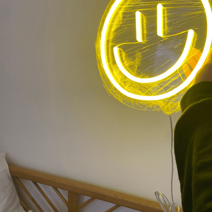 Smiley Gesicht LED-Neonschild Wohnzimmer Schlafzimmer