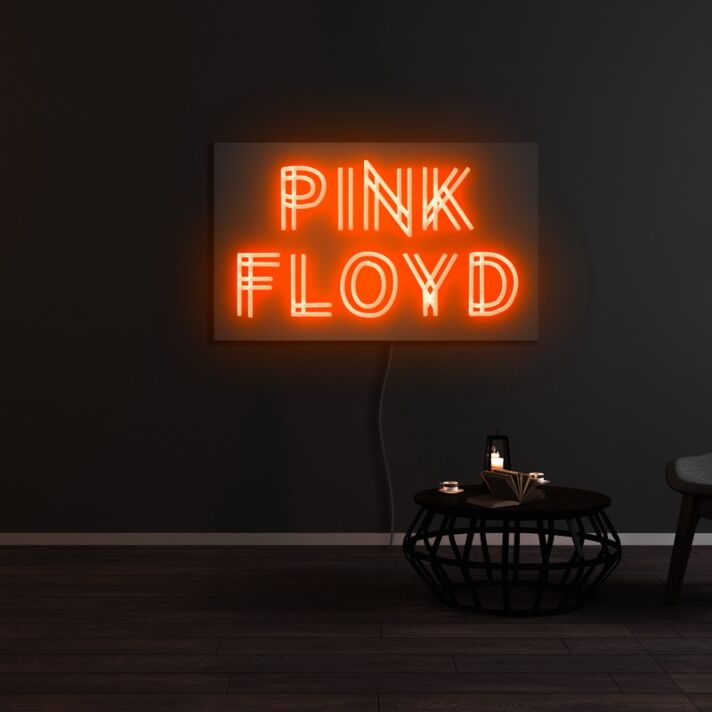 PINK FLOYD LED-Neonschild Wohnzimmer Musikzimmer