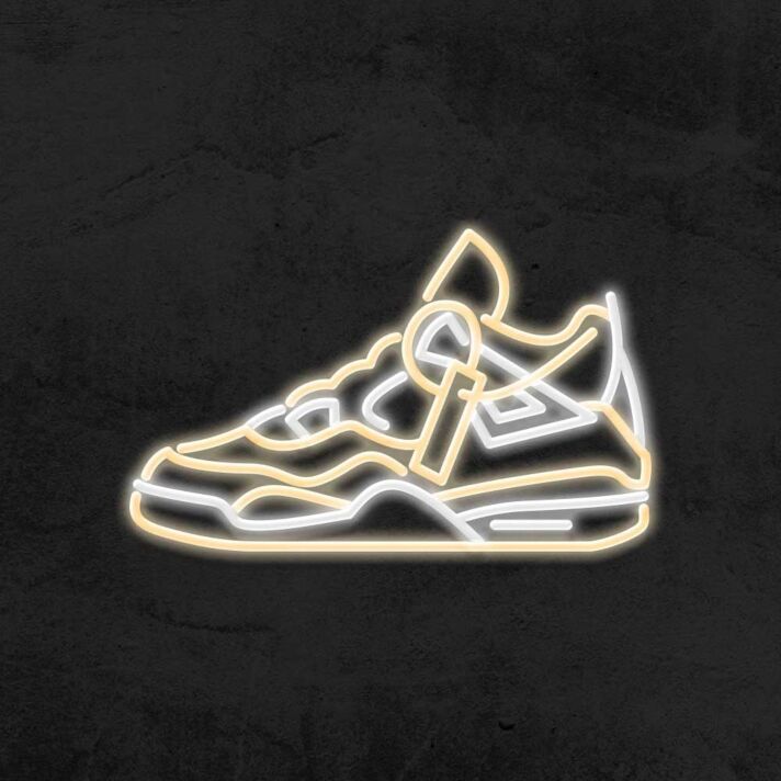 Sneaker LED-Neonschild für Wohnzimmer und Sneaker Store