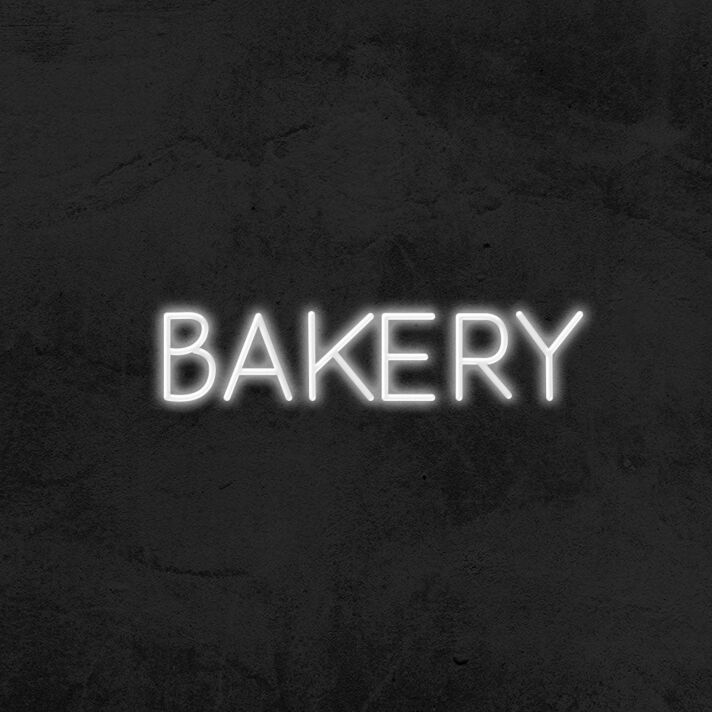 BAKERY LED Neonschild für Bäckerei und Ladenfront