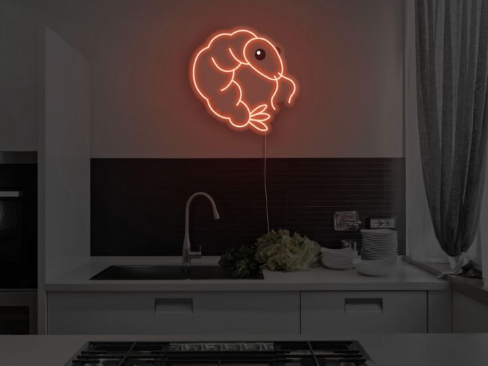 Garnele LED-Neonschild für Küche oder Restaurant