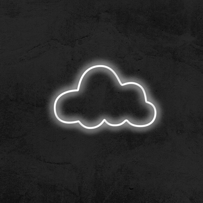 Wolke LED-Neonschild Wohnzimmer Kinderzimmer