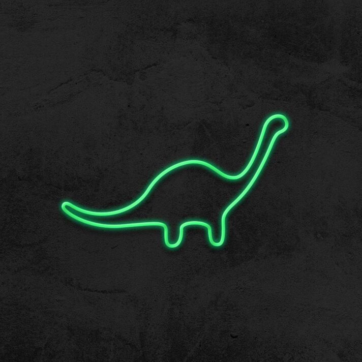 Dinosaurier LED-Neonschild für Kinderzimmer Wohnzimmer