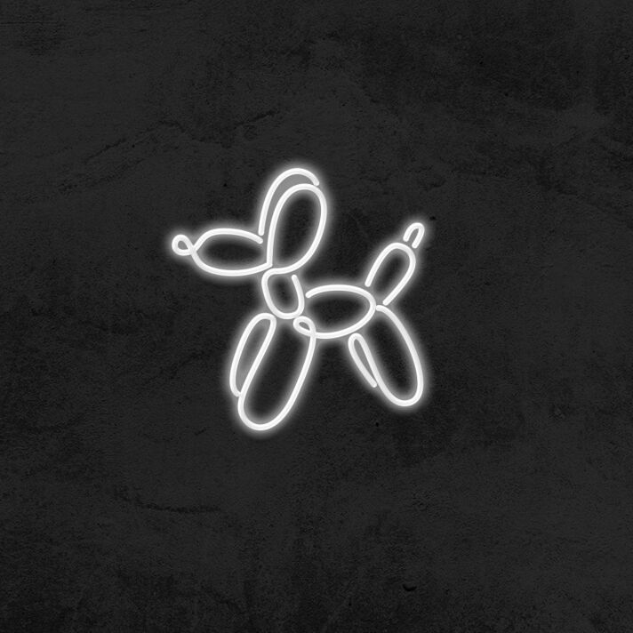 Ballonhund LED-Neonschild Wohnzimmer Kinderzimmer