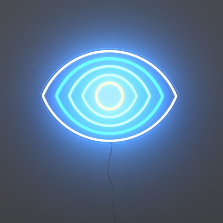 Auge LED Neon Schild Wanddekoration
